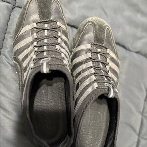 Skechers Black Athletic Shoes